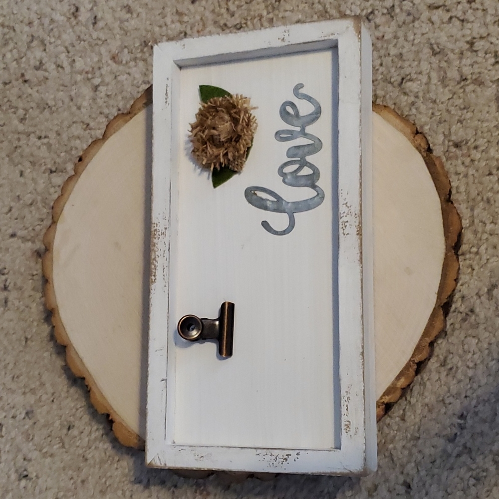 Splendid Home Loving Kindness Decor Box Love Sign with Clip